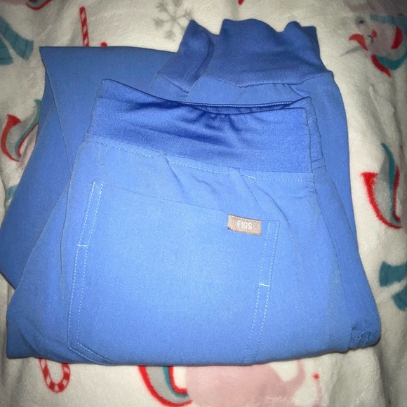 Figs Pants - Ceil blue Zamora joggers